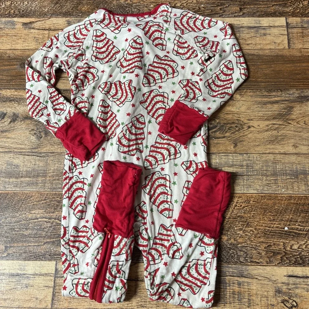 Bamboo Zippy Sleeper Unisex Baby 18-24m Christmas Tree Cakes Little Debby